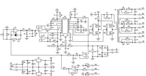 逆變焊機(jī)電路圖