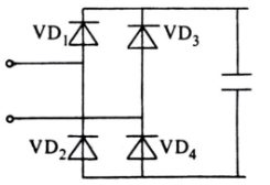 圖1 二極管容性整流電路