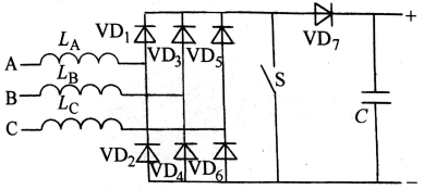 圖6三相單開(kāi)關(guān)PFC電路