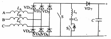 圖10 三相單開(kāi)關(guān)ZCT PWM軟開(kāi)關(guān)PFC電路