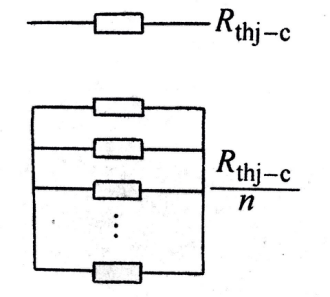 圖2 多個器件并聯(lián)的熱阻