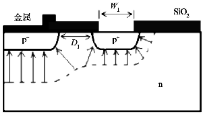 圖3 帶有一個場限環(huán)的p+n結(jié)