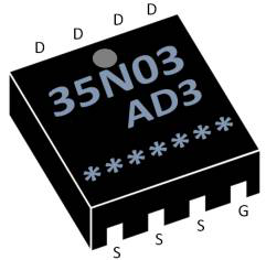 N溝道增強(qiáng)型35A/30V MOSFET