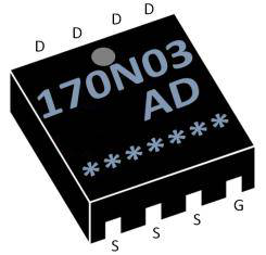 N溝道增強(qiáng)型170A/30V MOSFET