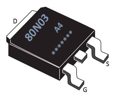 N溝道增強(qiáng)型80A/30V MOSFET