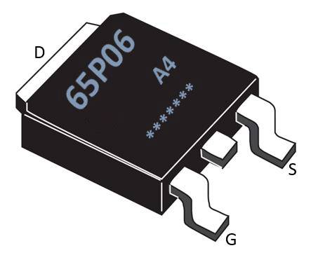 P溝道65A/60V增強型MOSFET