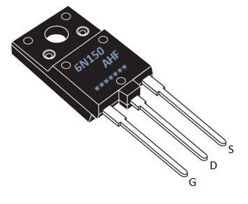 N溝道6A/1500V高壓增強型MOSFET