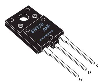 N溝道增強型6A/1700V高壓MOSFET